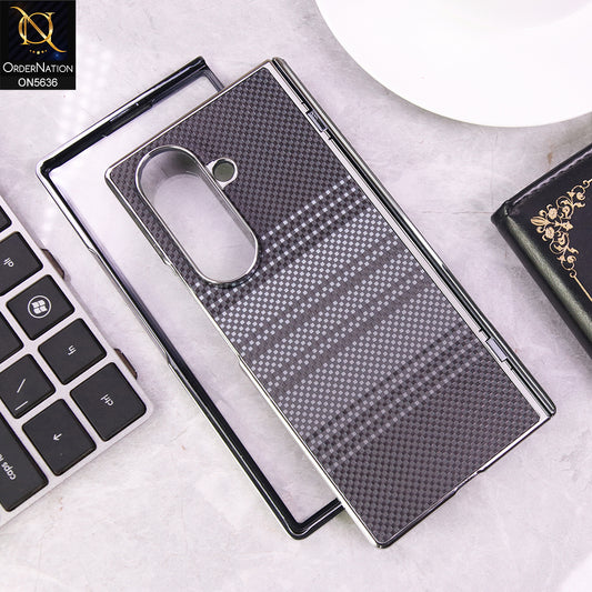 Samsung Galaxy Z Fold 7 Cover - Black - Luxury HQ Privacy Magnetic Matel Frame Dual Side Tempered Glass Case