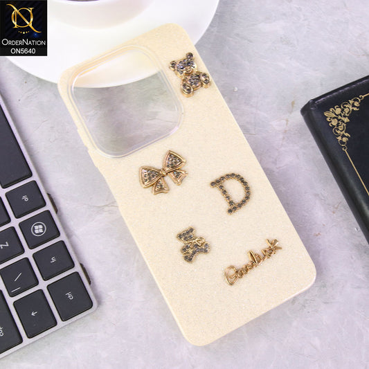 Tecno Pop 8 Cover - Skin - New Trendy 3D Bow And Rhinestone Glitter Case