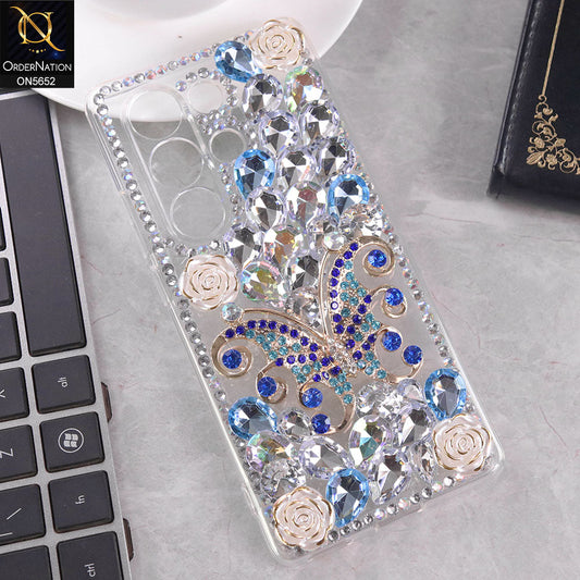 itel S25 Ultra Cover - Design2 -  New Luxurious 3D Bling RhineStone Case