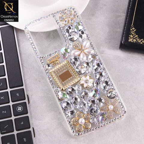 Xiaomi Redmi Note 12 4G Cover - Design1 -  New Luxurious 3D Bling RhineStone Case