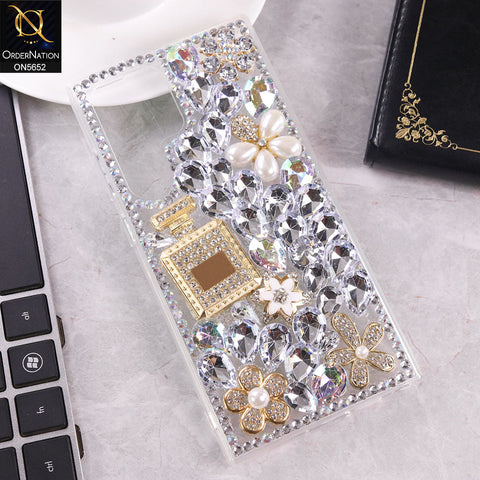 Samsung Galaxy S23 Ultra 5G Cover - Design1 -  New Luxurious 3D Bling RhineStone Case
