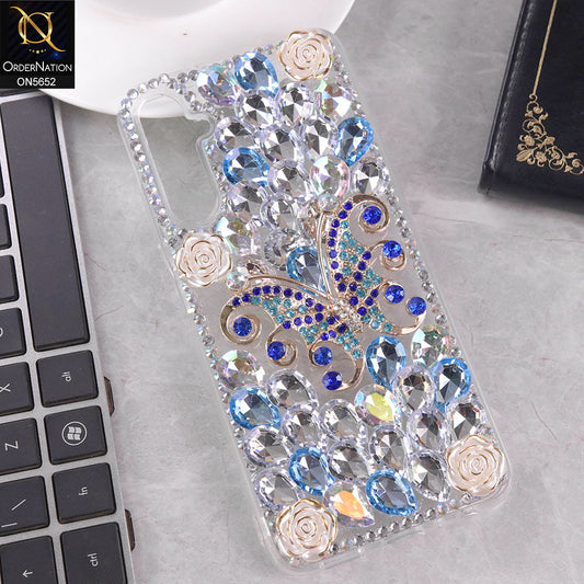 Samsung Galaxy A05s Cover - Design2 -  New Luxurious 3D Bling RhineStone Case