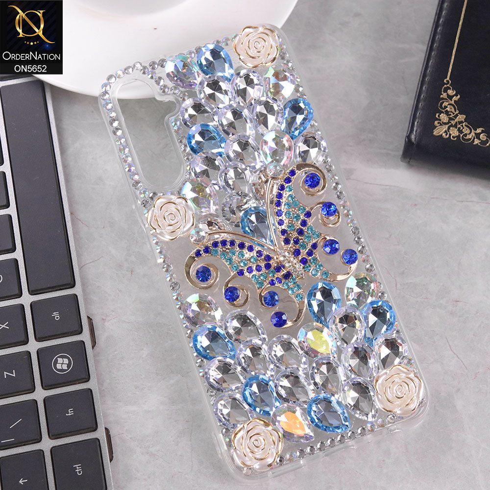 Samsung Galaxy M14 4G Cover - Design2 -  New Luxurious 3D Bling RhineStone Case