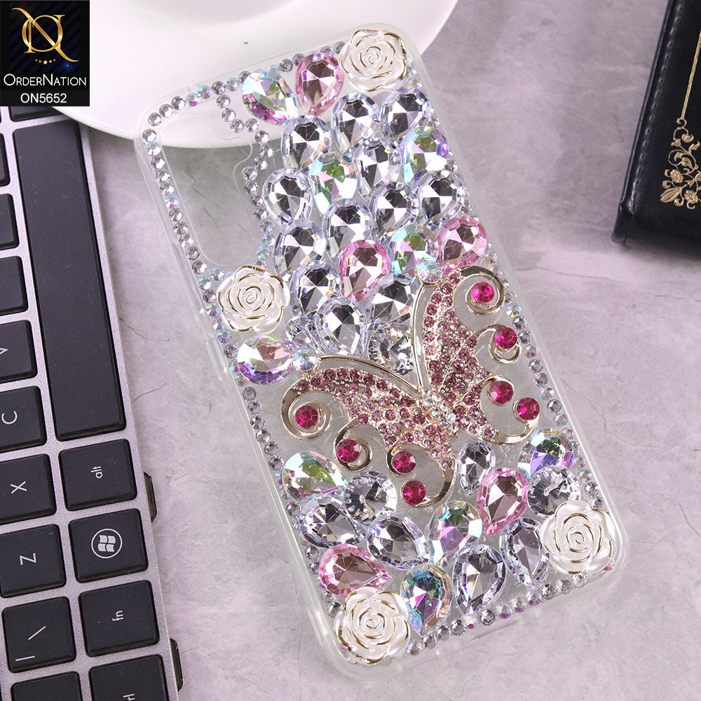 Samsung Galaxy A34 5G Cover - Design3 -  New Luxurious 3D Bling RhineStone Case