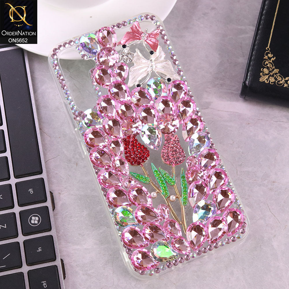 Samsung Galaxy A34 5G Cover - Design4 -  New Luxurious 3D Bling RhineStone Case