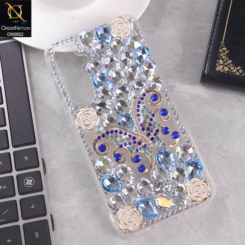 Samsung Galaxy A55 Cover - Design2 -  New Luxurious 3D Bling RhineStone Case