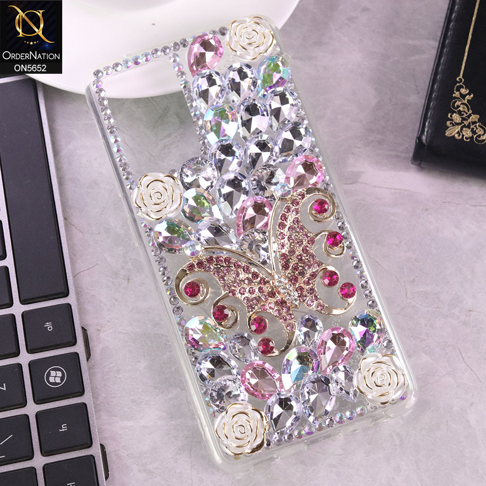 Samsung Galaxy A52 Cover - Design3 -  New Luxurious 3D Bling RhineStone Case