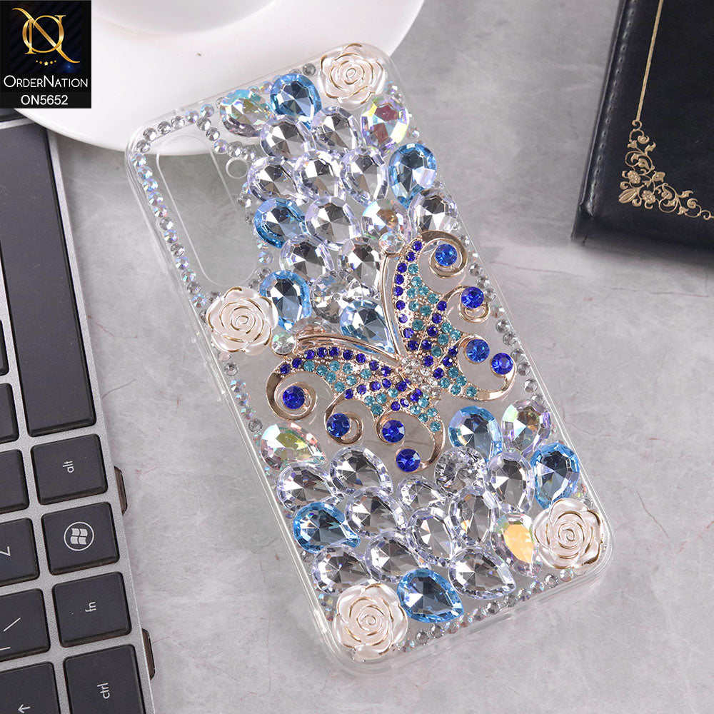 Samsung Galaxy A54 Cover - Design2 -  New Luxurious 3D Bling RhineStone Case