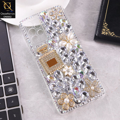 Samsung Galaxy A72 Cover - Design1 -  New Luxurious 3D Bling RhineStone Case