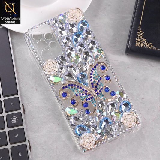 Samsung Galaxy A72 Cover - Design2 -  New Luxurious 3D Bling RhineStone Case