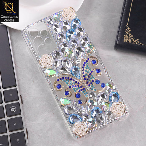 Samsung Galaxy A72 Cover - Design2 -  New Luxurious 3D Bling RhineStone Case