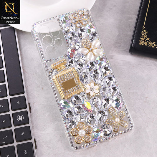 Samsung Galaxy A73 5G Cover - Design1 -  New Luxurious 3D Bling RhineStone Case