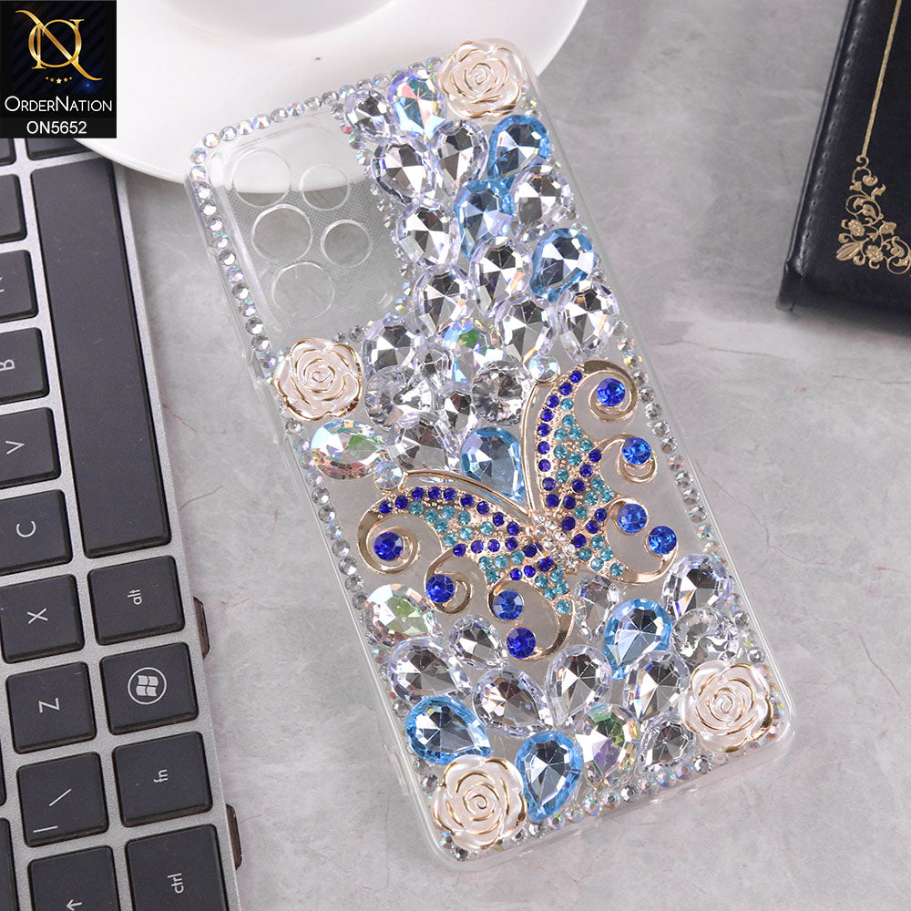 Samsung Galaxy A73 5G Cover - Design2 -  New Luxurious 3D Bling RhineStone Case