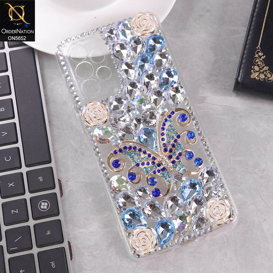 Samsung Galaxy A73 5G Cover - Design2 -  New Luxurious 3D Bling RhineStone Case