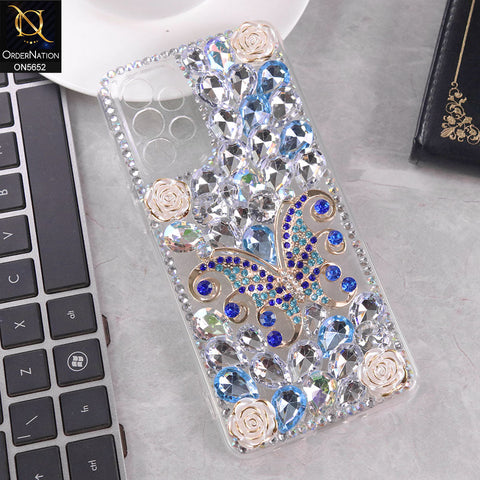 Samsung Galaxy A73 5G Cover - Design2 -  New Luxurious 3D Bling RhineStone Case