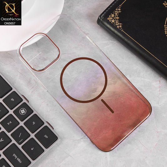 iPhone 13 Pro Max Cover - Red -  New Eouro Two Shade High Quality Clear Case