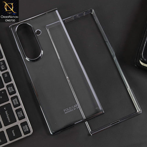 Samsung Galaxy Z Fold 7 Cover - Gray - New Premium Quality Pc Shell Case With Sepaarte Tempered Film Designed By GKK