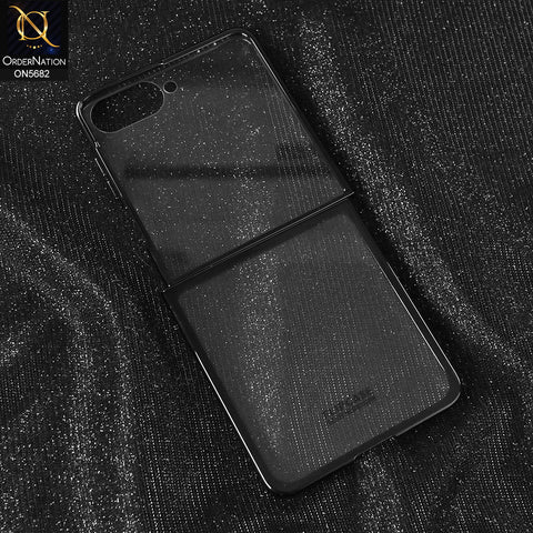 Samsung Galaxy Z Flip 7 Cover - Black - New Premium  Pc Shell Case With Separate Tempered Film And Glass Protecttion Designed By GKK