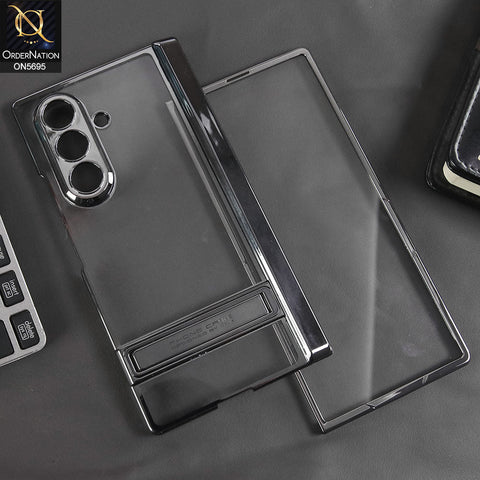Samsung Galaxy Z Fold 7 Cover - Gray - New Premium Quality Slim Case With Integrated Bracket Designed By GKK