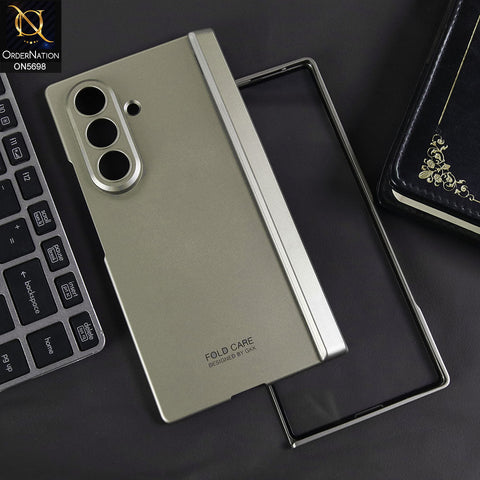 Samsung Galaxy Z Fold 7 Cover - Golden - New Premium Quality Pc Shell Case Designed By GKK