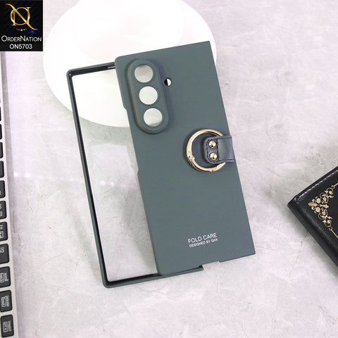 Samsung Galaxy Z Fold 7 Cover - Green - New Premium Quality Pc Shell Case With Ring Designed By GKK