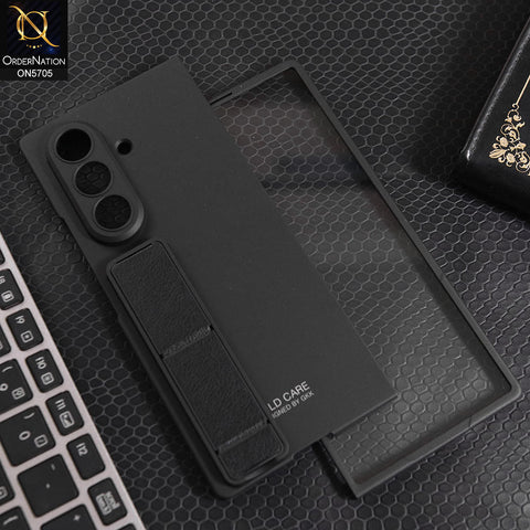 Samsung Galaxy Z Fold 7 Cover - Black - New Premium Quality Pc Shell With Strap For Holding Options Designed By GKK