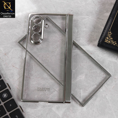 Samsung Galaxy Z Fold 7 Cover - Gray - New Premium Quality Pc Shell Case With With Magnetic Bracket Designed By GKK