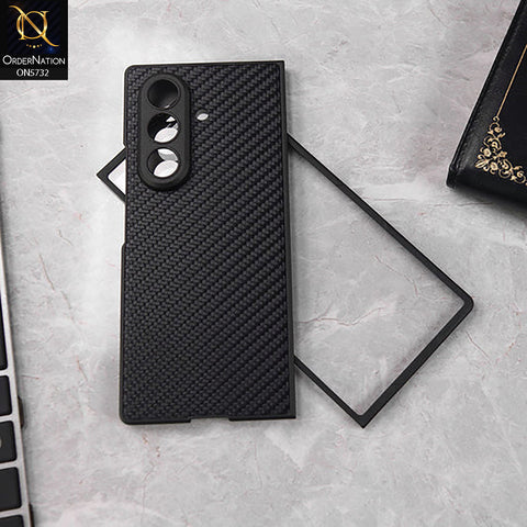 Samsung Galaxy Z Fold 7 Cover - Black - New Premium Quality Pc Textured Shell Case Designed By GKK