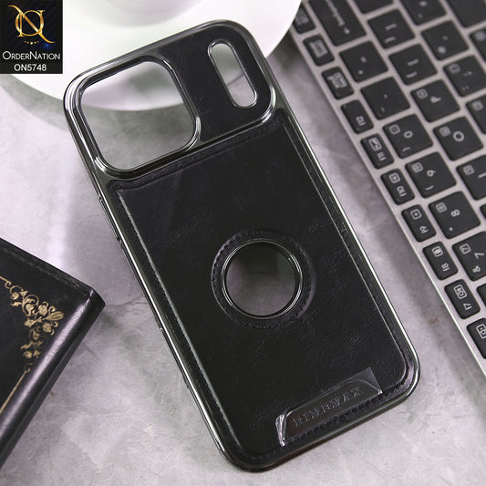 iPhone 17 Pro Max Cover - Black - New Premium RimbMax High Quality Leather  Case