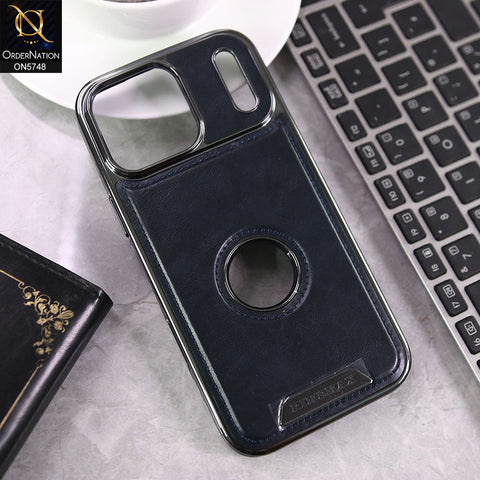 iPhone 17 Pro Max Cover - Blue - New Premium RimbMax High Quality Leather  Case