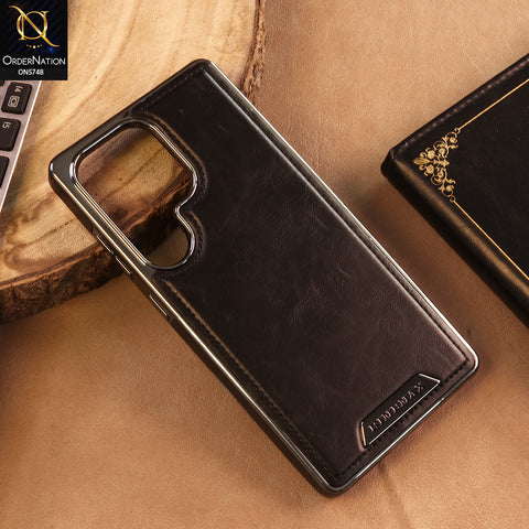 Samsung Galaxy S25 Ultra Cover -  Black - New Premium RimbMax High Quality Leather  Case