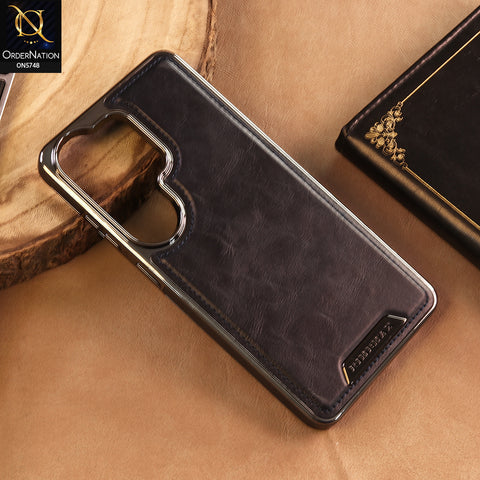 Samsung Galaxy S26 Ultra Cover -  Blue - New Premium RimbMax High Quality Leather  Case