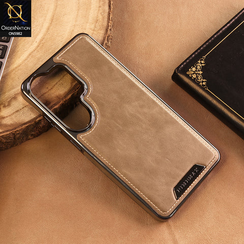 Samsung Galaxy S26 Ultra Cover -  Gray - New Premium RimbMax High Quality Leather  Case
