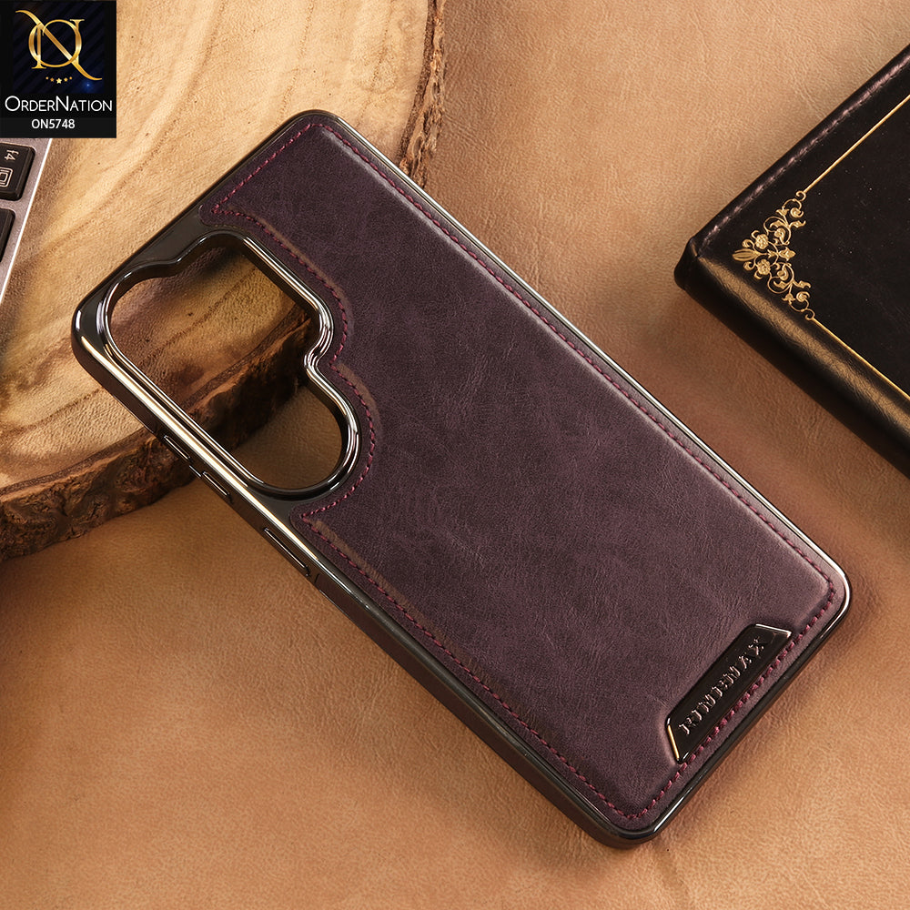 Samsung Galaxy S26 Ultra Cover -  Purple - New Premium RimbMax High Quality Leather  Case