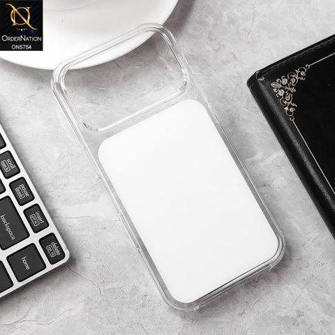 iPhone 17 Pro Cover - Transparent - New Tpu Soft Bordered Clear Case With MagSafe