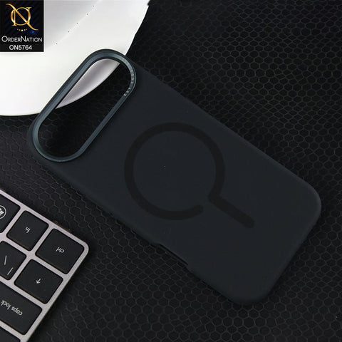 iPhone 17 Air Cover - Black -New Youksh Premium Carbon Fivber Texture Case With Metal Camera Ring