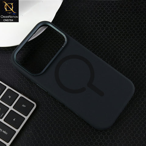 iPhone 17 Pro Max Cover - Black -New Youksh Premium Carbon Fivber Texture Case With Metal Camera Ring