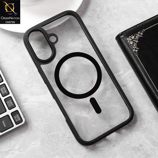 iPhone 17 Cover - Black - New Tpu Soft Bordered Case With MagSafe Design