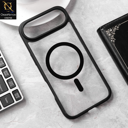 iPhone 17 Air Cover - Black - New Tpu Soft Bordered Case With MagSafe Design