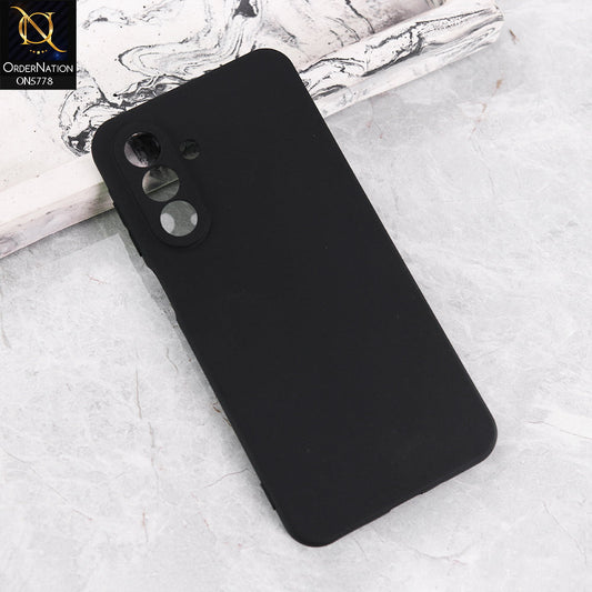 Samsung Galaxy M17 Cover -Matt Black - New Premium Quality Soft Bordered  Clear Case