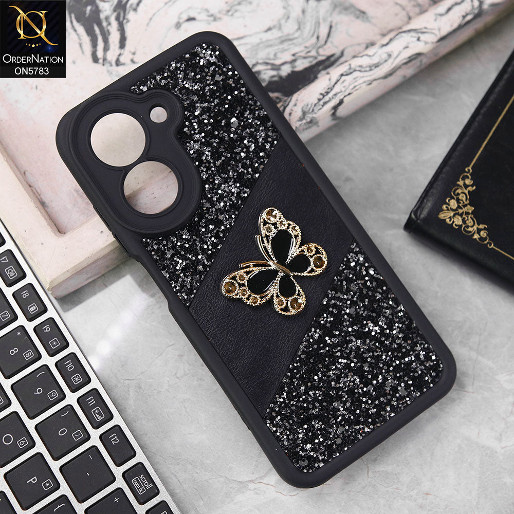 Xiaomi Redmi A5 4G Cover - Black -  New Luxurious 3D Bling RhineStone Gliter Case