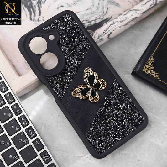 Xiaomi Redmi A5 4G Cover - Black -  New Luxurious 3D Bling RhineStone Gliter Case