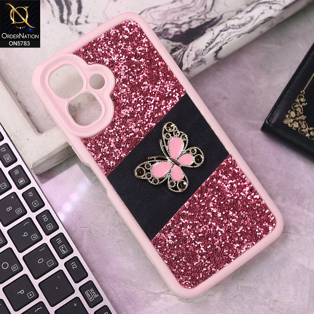Tecno Pop 10 Cover - Pink -  New Luxurious 3D Bling RhineStone Gliter Case