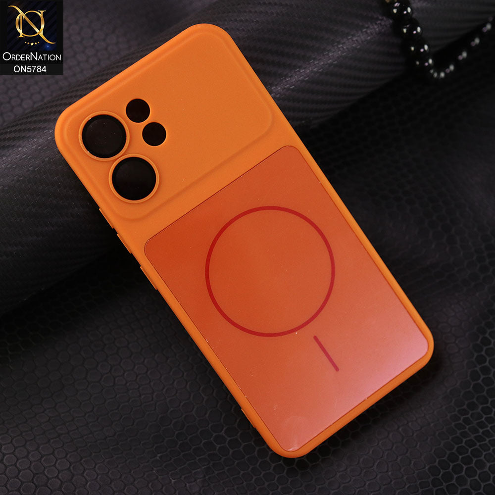 Oppo Reno 14F Cover - Orange -  New C-Case Premium Quality Tpu iPhone 17 Pro Max Looka  Like With Camera Protection