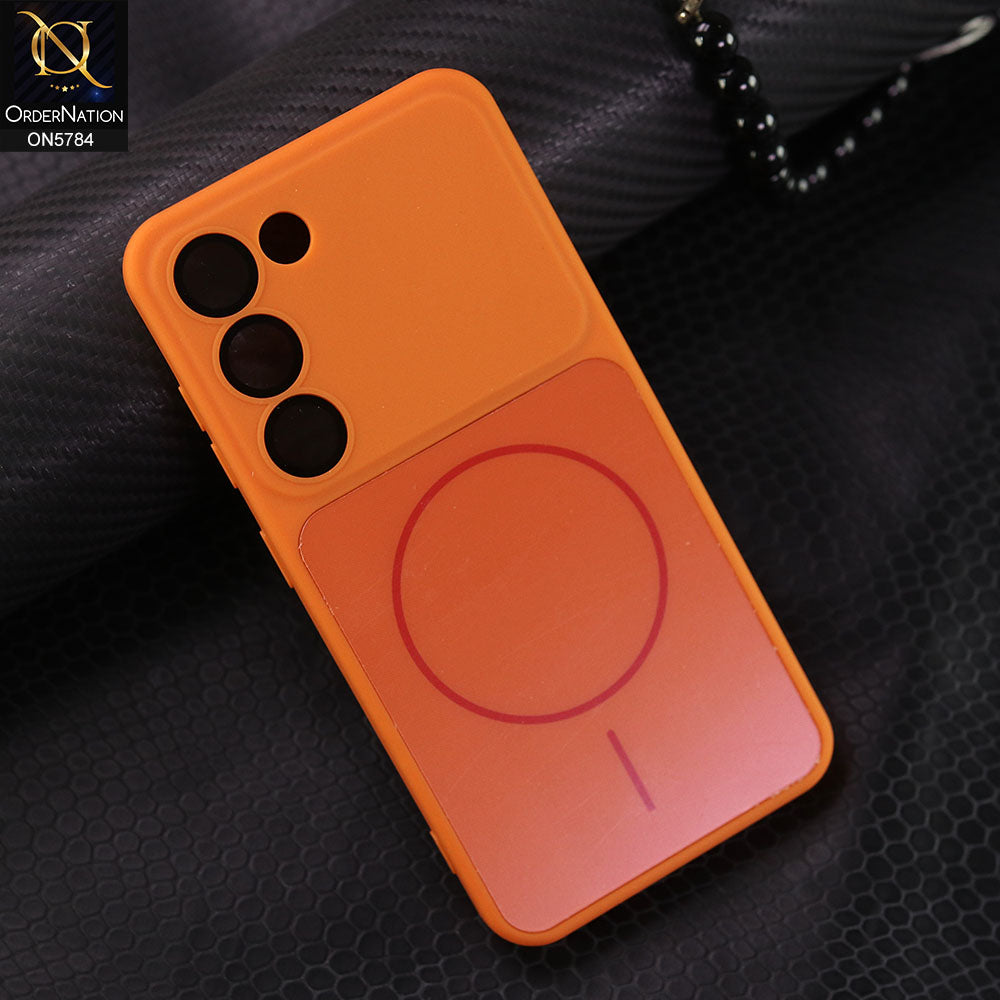 Samsung Galaxy S23 5G Cover - Orange -  New C-Case Premium Quality Tpu iPhone 17 Pro Max Looka  Like With Camera Protection