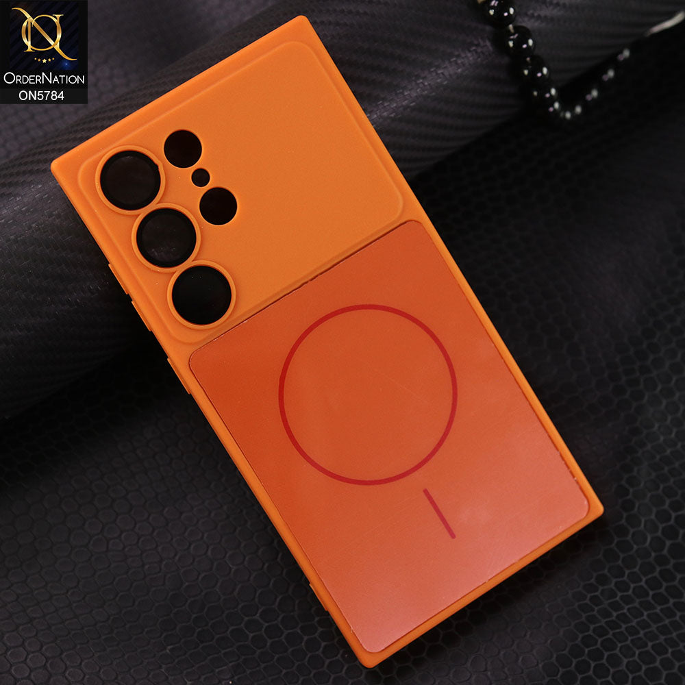 Samsung Galaxy S24 Ultra Cover - Orange -  New C-Case Premium Quality Tpu iPhone 17 Pro Max Looka  Like With Camera Protection