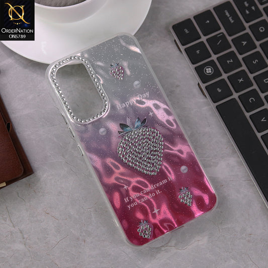 Samsung Galaxy A54 Cover - Design 1 -  3D Shinny Case With Camera Protection Soft Border Case