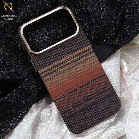 iPhone 17 Pro Max Cover - Design1 - New Classic Slim Profile Carbon Fiber Texture Premium Case