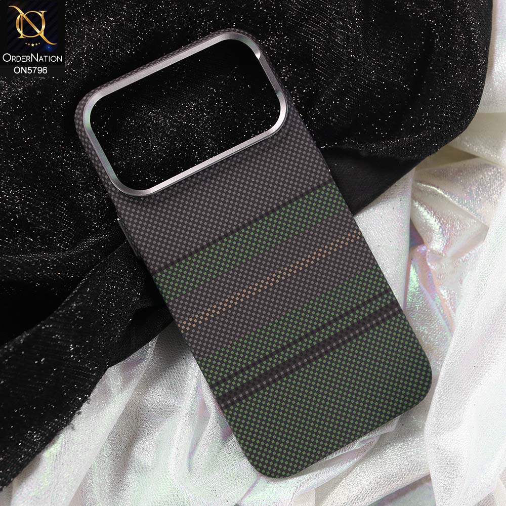 iPhone 17 Pro Max Cover - Design2 - New Classic Slim Profile Carbon Fiber Texture Premium Case