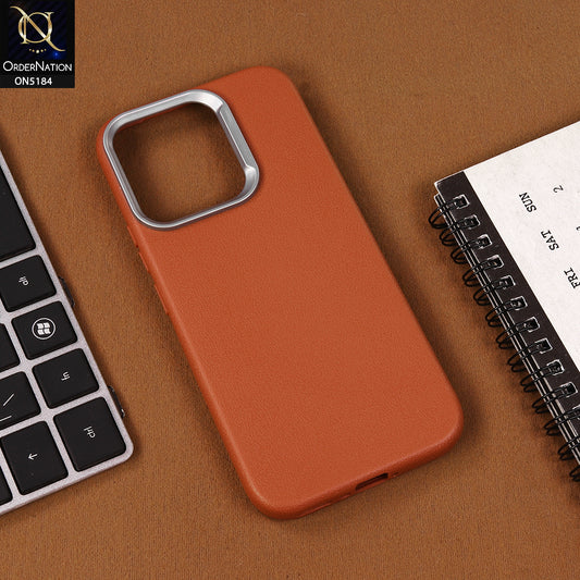 vivo S50t Cover - Brown - New Premium Soft TPU Leather Texture Slim Case